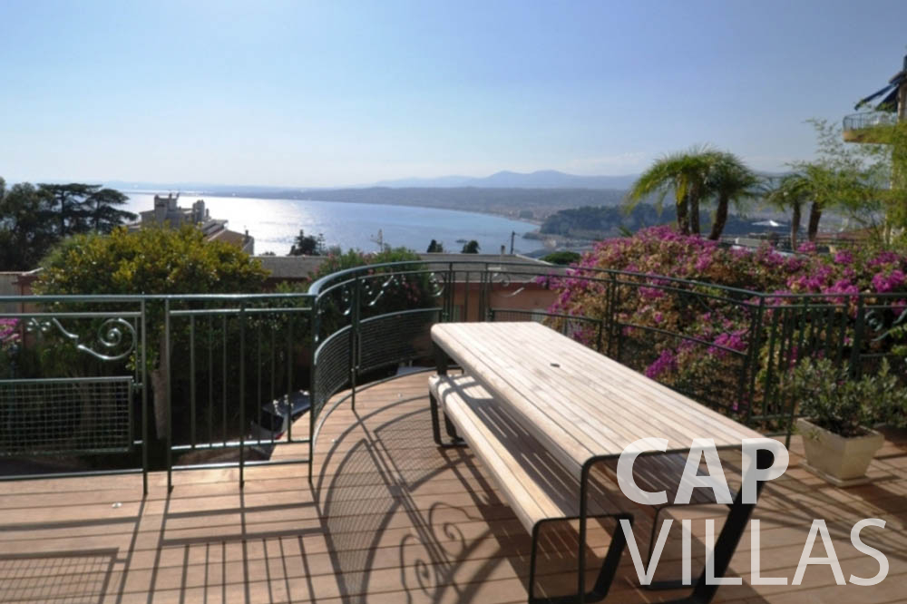 apartment for rent nice mont boron sea view