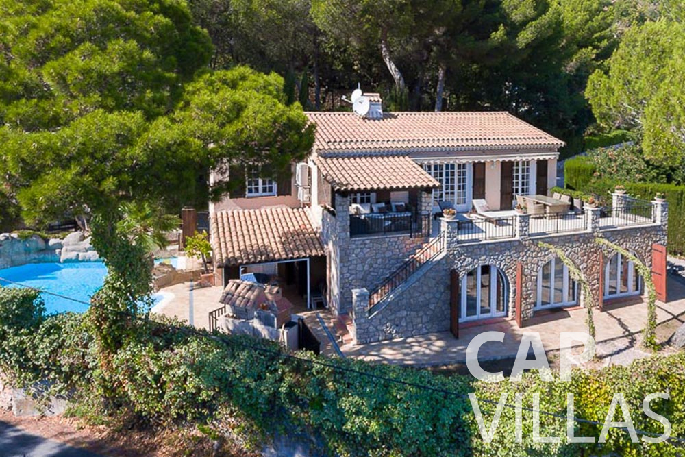 villa for rent roquebrune cap martin bonna bird view