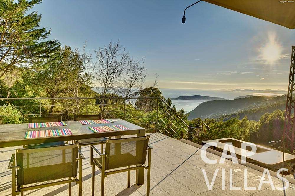rent Villa Turbie la turbie cap dail outdoor dining area